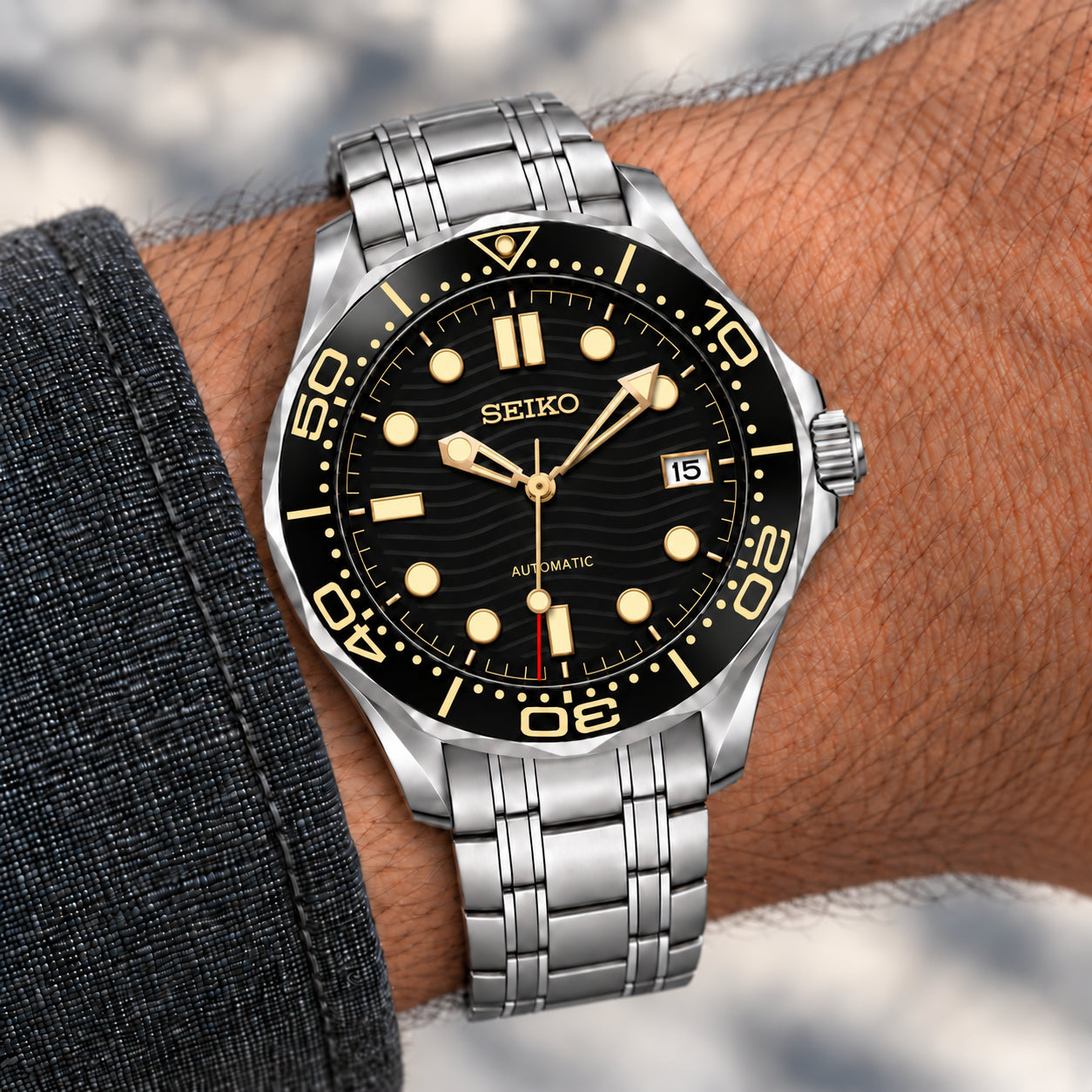 Black Gilt on wrist view